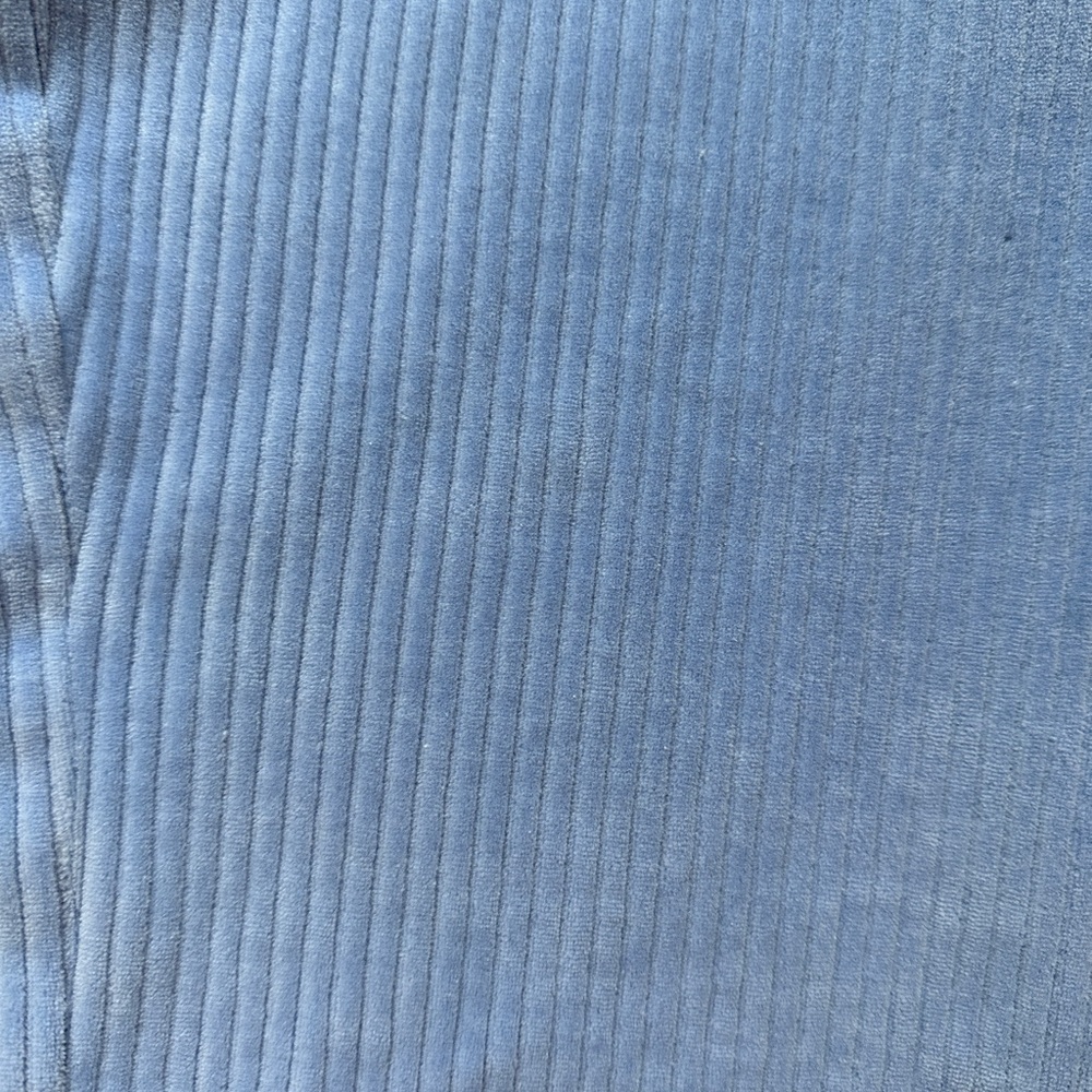 Aerie Blue Ribbed Flare Pants - Picture 3 of 3